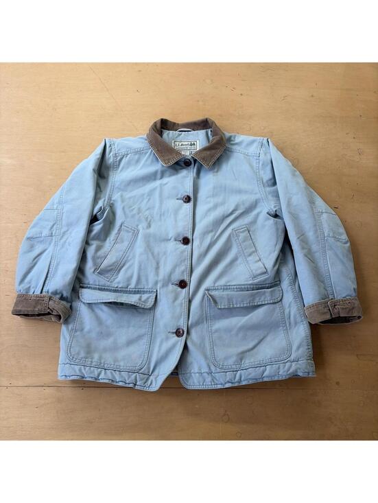 L.L. Bean Jackets & Blazers - L.L.Bean Women’s Light Blue Insulated Chore Jacket Size L